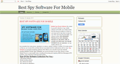 Desktop Screenshot of bestspysoftwareformobile.blogspot.com