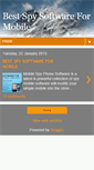 Mobile Screenshot of bestspysoftwareformobile.blogspot.com