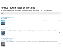 Tablet Screenshot of famoustourismplace.blogspot.com