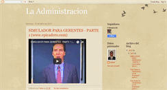 Desktop Screenshot of laadministraciongeneral.blogspot.com