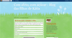 Desktop Screenshot of comafetocomacucar.blogspot.com