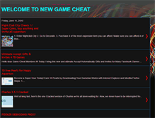 Tablet Screenshot of gamecheat-2010.blogspot.com
