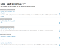 Tablet Screenshot of ezel-tv.blogspot.com