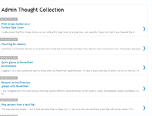 Tablet Screenshot of adminthoughtcollection.blogspot.com