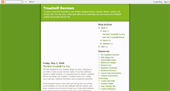 Desktop Screenshot of besttreadmillreviews.blogspot.com