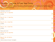 Tablet Screenshot of pasquinilinguinefirstyearcomp.blogspot.com