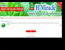 Tablet Screenshot of h-miraclereview.blogspot.com