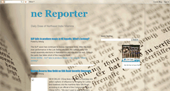 Desktop Screenshot of nereporter.blogspot.com