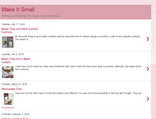 Tablet Screenshot of makeitsmall.blogspot.com