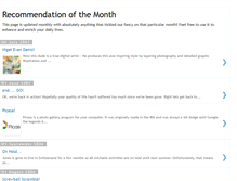 Tablet Screenshot of michaelsrecommended.blogspot.com