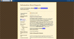 Desktop Screenshot of informationaboutsupports.blogspot.com