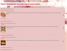 Tablet Screenshot of dolcitentazionitrapannaecioccolato.blogspot.com