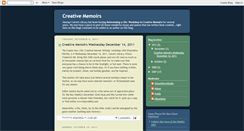 Desktop Screenshot of creativememoirs.blogspot.com