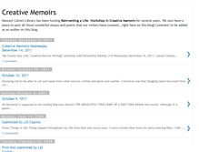 Tablet Screenshot of creativememoirs.blogspot.com