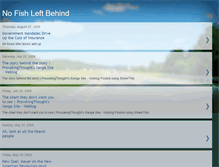 Tablet Screenshot of nofishleftbehind.blogspot.com