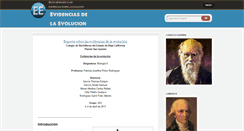 Desktop Screenshot of evidencias-evolucion.blogspot.com