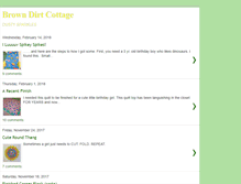 Tablet Screenshot of browndirtcottage.blogspot.com
