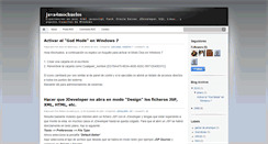 Desktop Screenshot of java4mochuelos.blogspot.com