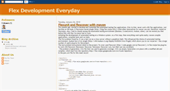 Desktop Screenshot of flexdeveveryday.blogspot.com