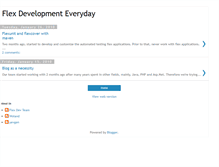 Tablet Screenshot of flexdeveveryday.blogspot.com