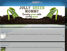 Tablet Screenshot of jollygreenmommy.blogspot.com
