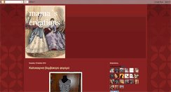 Desktop Screenshot of mamascreations.blogspot.com