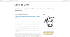 Desktop Screenshot of coisasgatos.blogspot.com