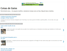 Tablet Screenshot of coisasgatos.blogspot.com