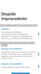 Mobile Screenshot of despido-improcedente.blogspot.com