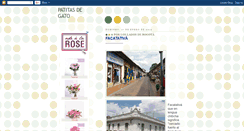 Desktop Screenshot of patitasdegato.blogspot.com