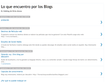 Tablet Screenshot of loqueencuentroporlosblogs.blogspot.com
