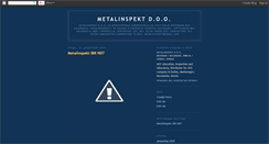 Desktop Screenshot of metalinspekt.blogspot.com