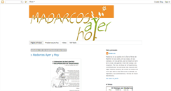 Desktop Screenshot of madarcosayeryhoy.blogspot.com