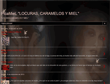 Tablet Screenshot of locurascaramelosymiel.blogspot.com