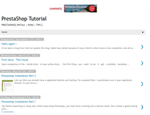 Tablet Screenshot of learnprestashop.blogspot.com