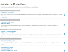Tablet Screenshot of infomontelibano.blogspot.com