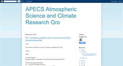 Desktop Screenshot of apecs-climate.blogspot.com