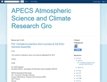 Tablet Screenshot of apecs-climate.blogspot.com