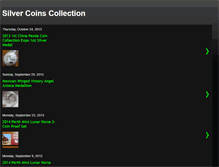 Tablet Screenshot of mysilvercoins.blogspot.com