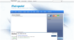 Desktop Screenshot of ipadespanol.blogspot.com