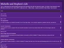 Tablet Screenshot of michelleandstephen2005.blogspot.com
