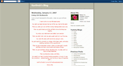 Desktop Screenshot of krkarthick.blogspot.com