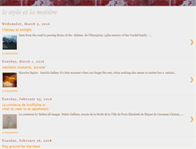 Tablet Screenshot of le-style-et-la-matiere.blogspot.com