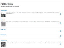 Tablet Screenshot of holonection.blogspot.com