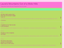 Tablet Screenshot of laurasmountainsoutofamolehills.blogspot.com