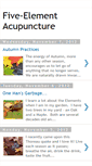 Mobile Screenshot of five-elementacupuncture.blogspot.com