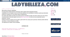 Desktop Screenshot of ladybelleza.blogspot.com