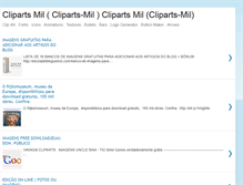 Tablet Screenshot of cliparts-mil.blogspot.com