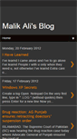 Mobile Screenshot of malikaliblog.blogspot.com