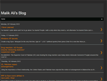 Tablet Screenshot of malikaliblog.blogspot.com